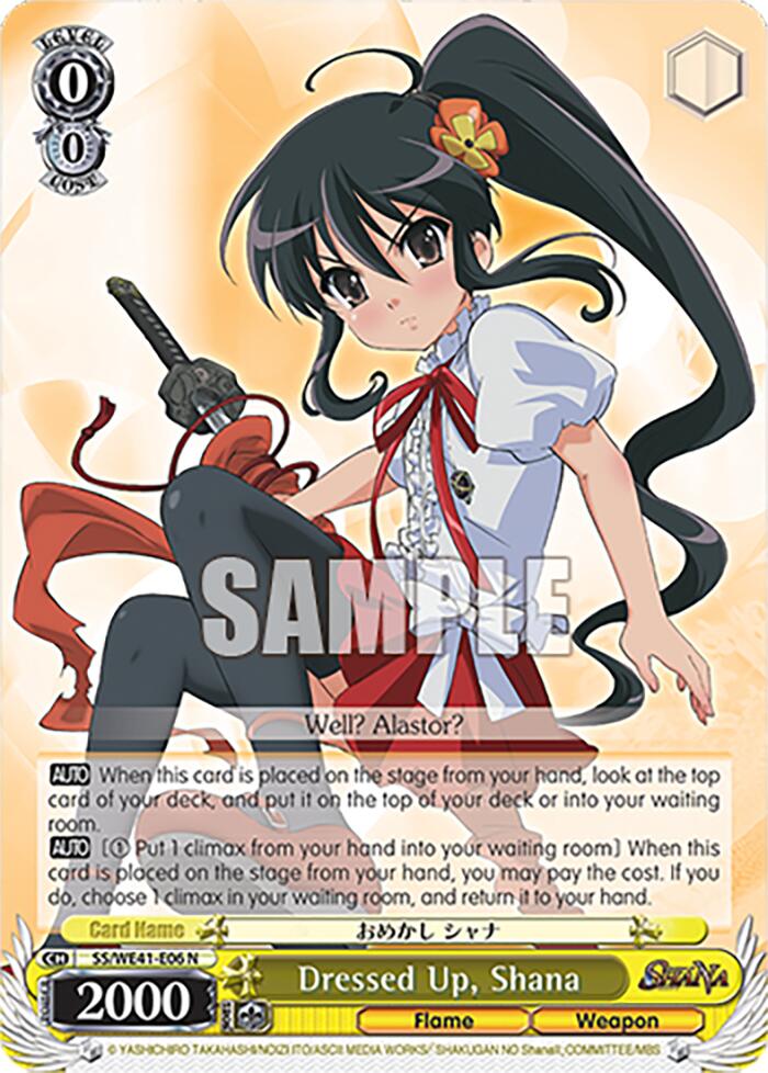 Image of Dressed Up, Shana [Shakugan no Shana Premium Booster]