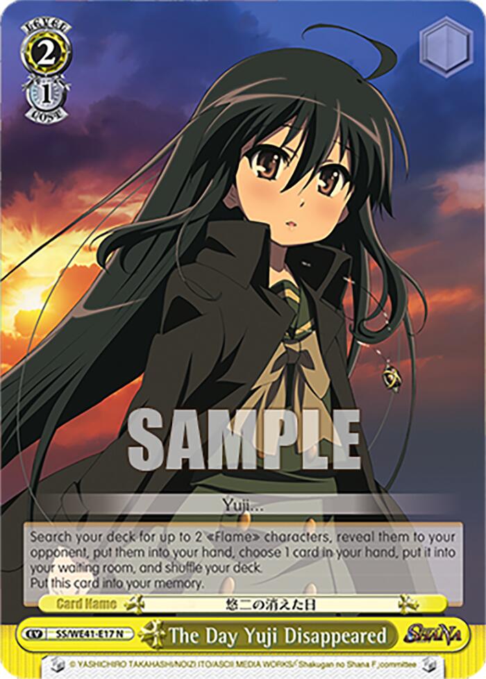 Image of The Day Yuji Disappeared [Shakugan no Shana Premium Booster]