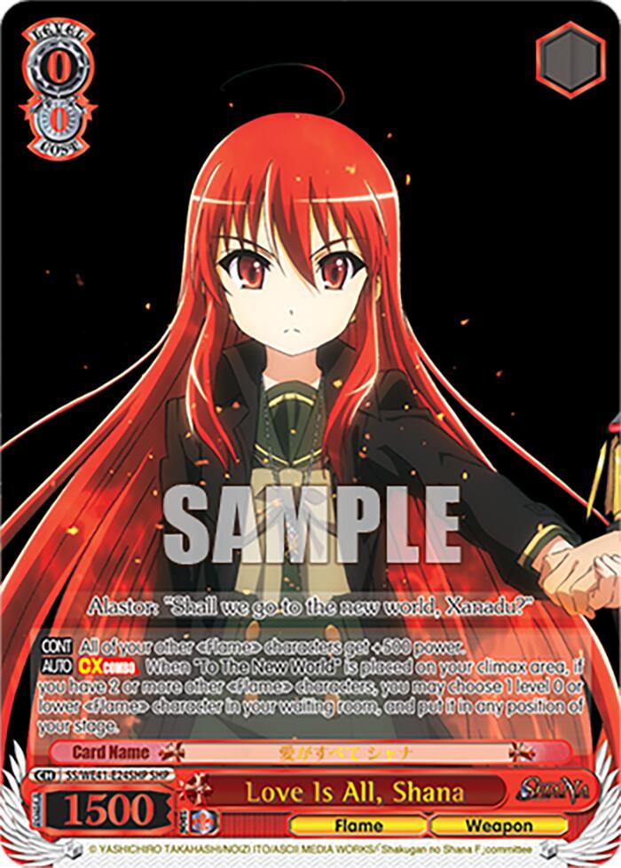 Image of Love Is All, Shana (SHP) [Shakugan no Shana Premium Booster]