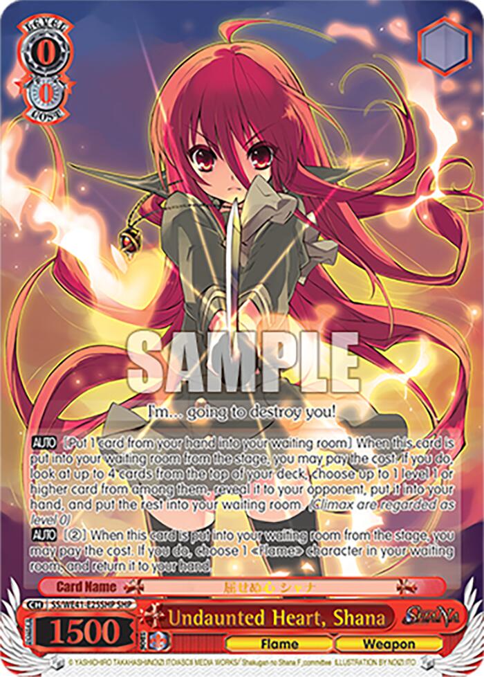 Image of Undaunted Heart, Shana (SHP) [Shakugan no Shana Premium Booster]