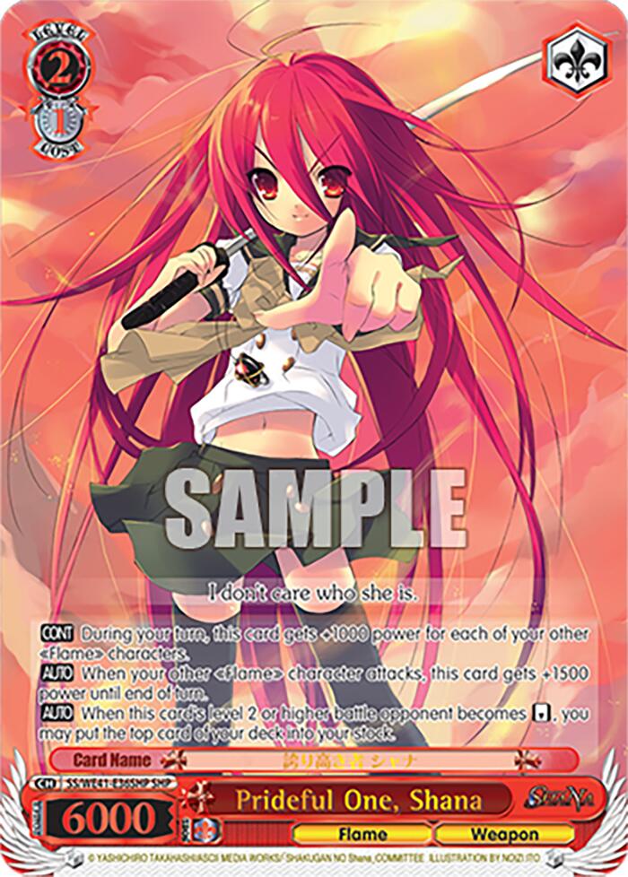 Image of Prideful One, Shana (SHP) [Shakugan no Shana Premium Booster]