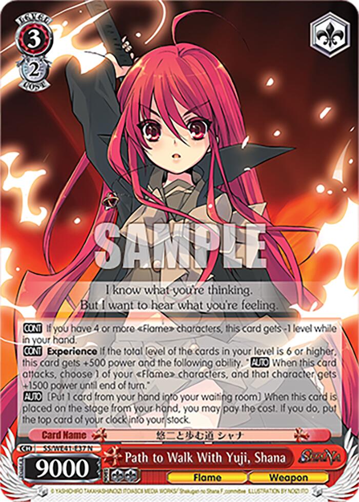 Image of Path to Walk With Yuji, Shana [Shakugan no Shana Premium Booster]