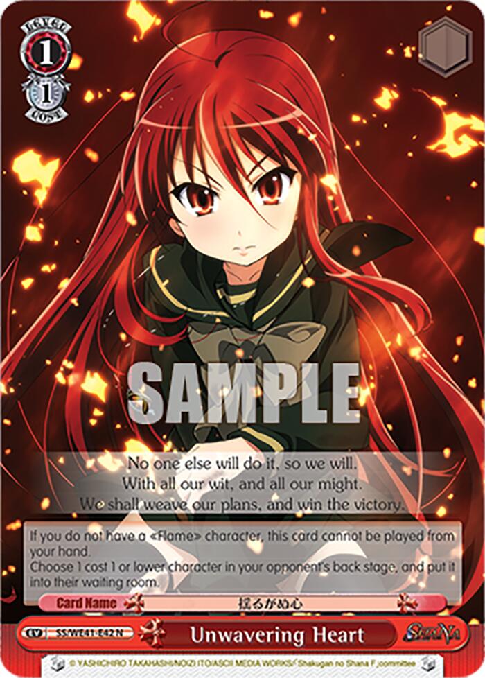 Image of Unwavering Heart [Shakugan no Shana Premium Booster]