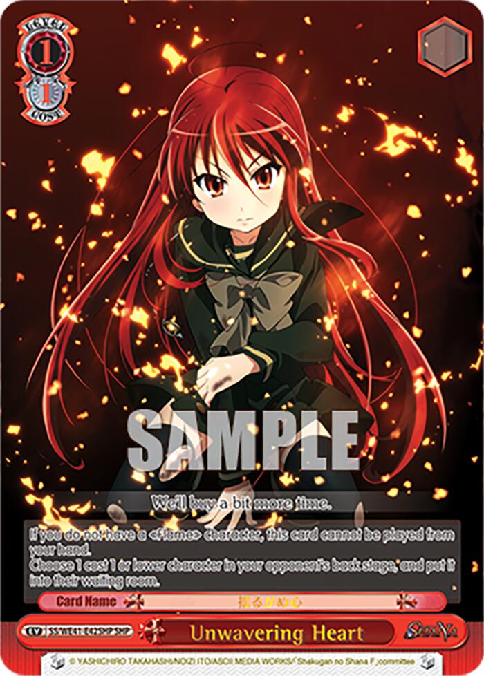 Image of Unwavering Heart (SHP) [Shakugan no Shana Premium Booster]