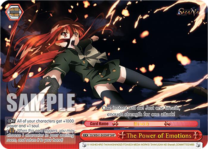 Image of The Power of Emotions (SHP) [Shakugan no Shana Premium Booster]