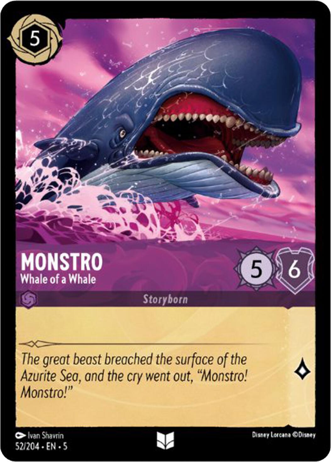 Image of Monstro - Whale of a Whale (52/204) [Shimmering Skies]
