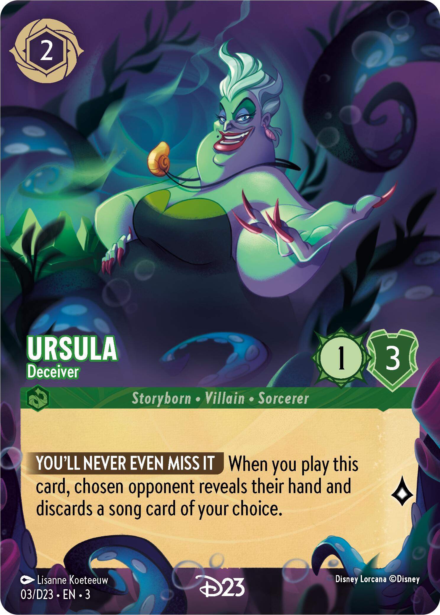 Image of Ursula - Deceiver (3) [D23 Promos]