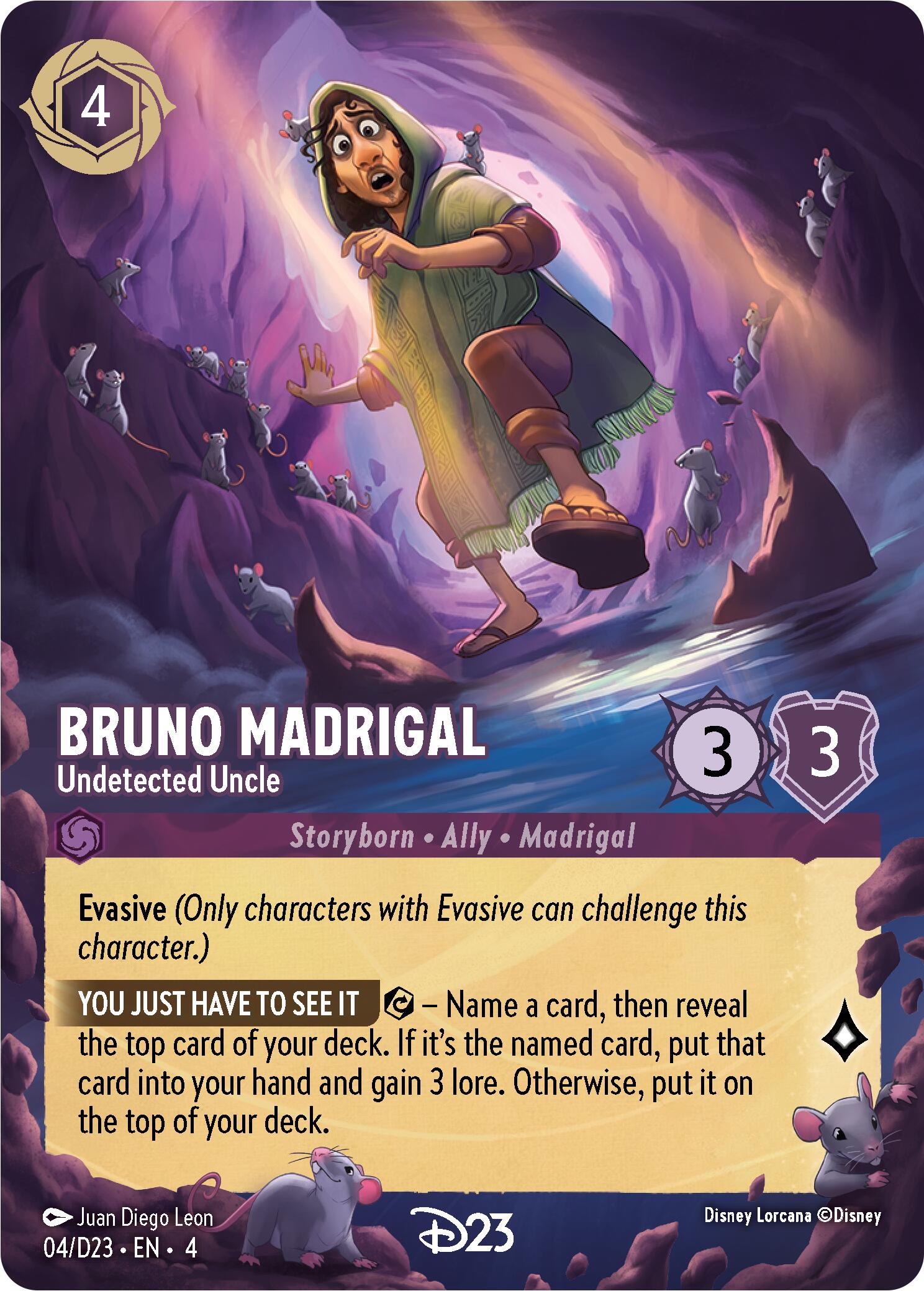 Image of Bruno Madrigal - Undetected Uncle (4) [D23 Promos]