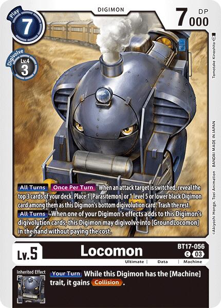 Image of Locomon [BT17-056] [Secret Crisis]