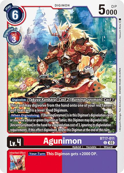 Image of Agunimon [BT17-011] [Secret Crisis]