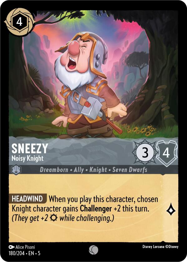 Image of Sneezy - Noisy Knight (180/204) [Shimmering Skies]
