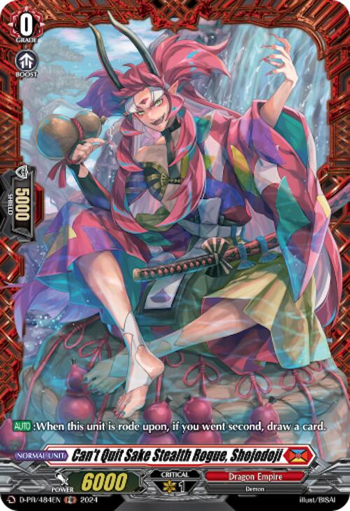 Image of Can't Quit Sake Stealth Rogue, Shojodoji (D-PR/484EN) [D Promo Cards]