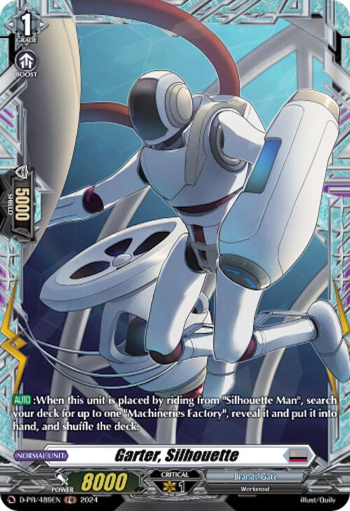 Image of Garter, Silhouette (D-PR/489EN) [D Promo Cards]