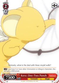 Image of Kero: One-Two Punch (CCS/WX01-T15 TD) [Cardcaptor Sakura: Clear Card]