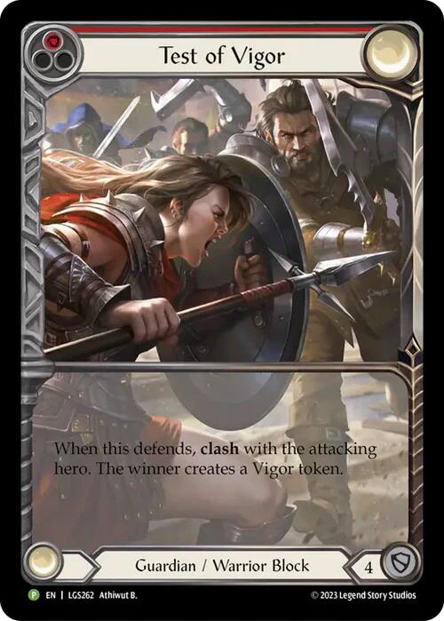 Image of Test of Vigor [LGS262] (Promo)  Rainbow Foil