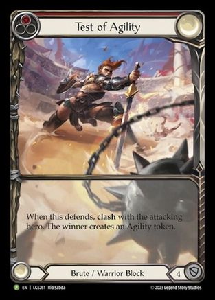 Image of Test of Agility [LGS261] (Promo)  Rainbow Foil