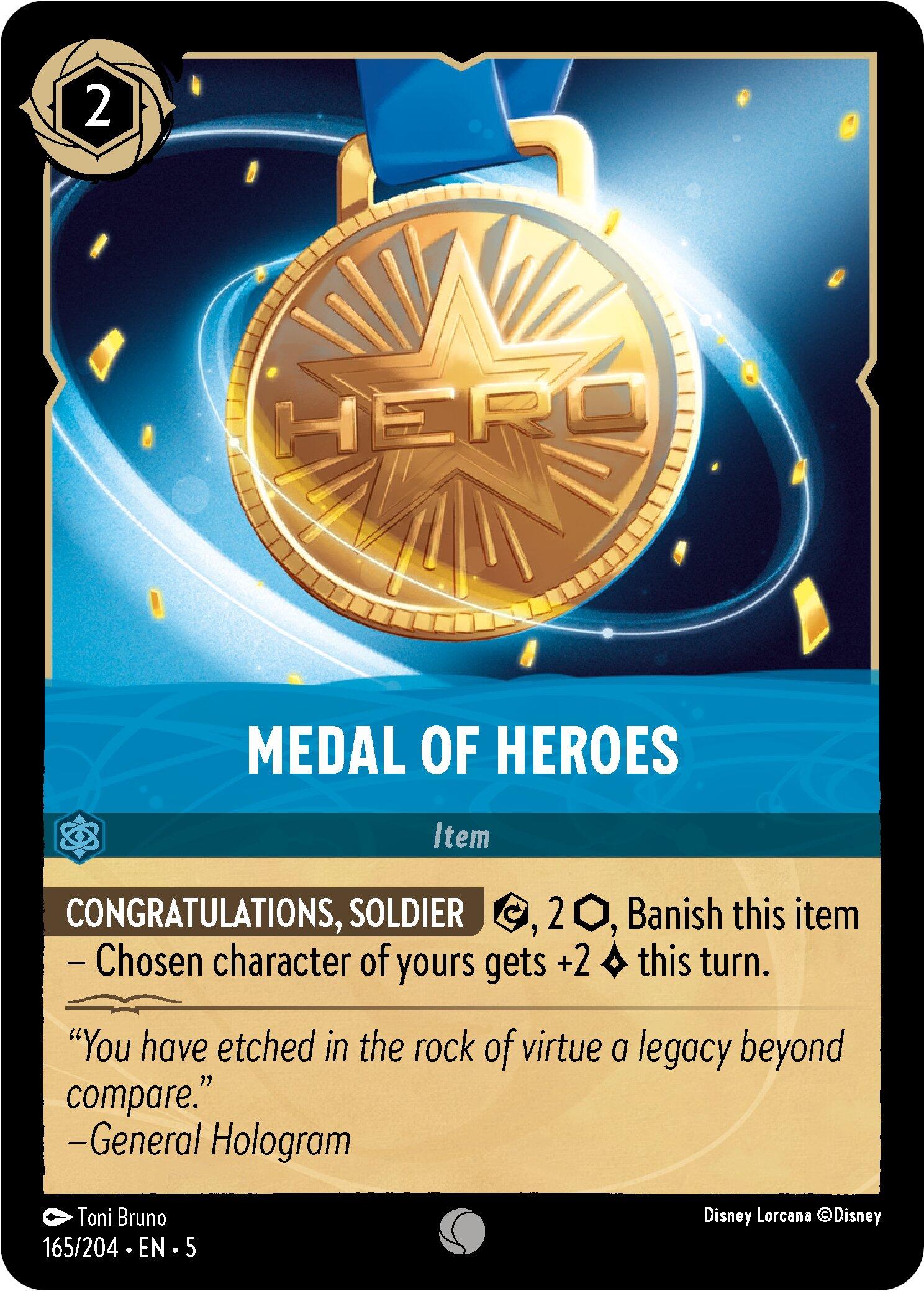 Image of Medal of Heroes (165/204) [Shimmering Skies]