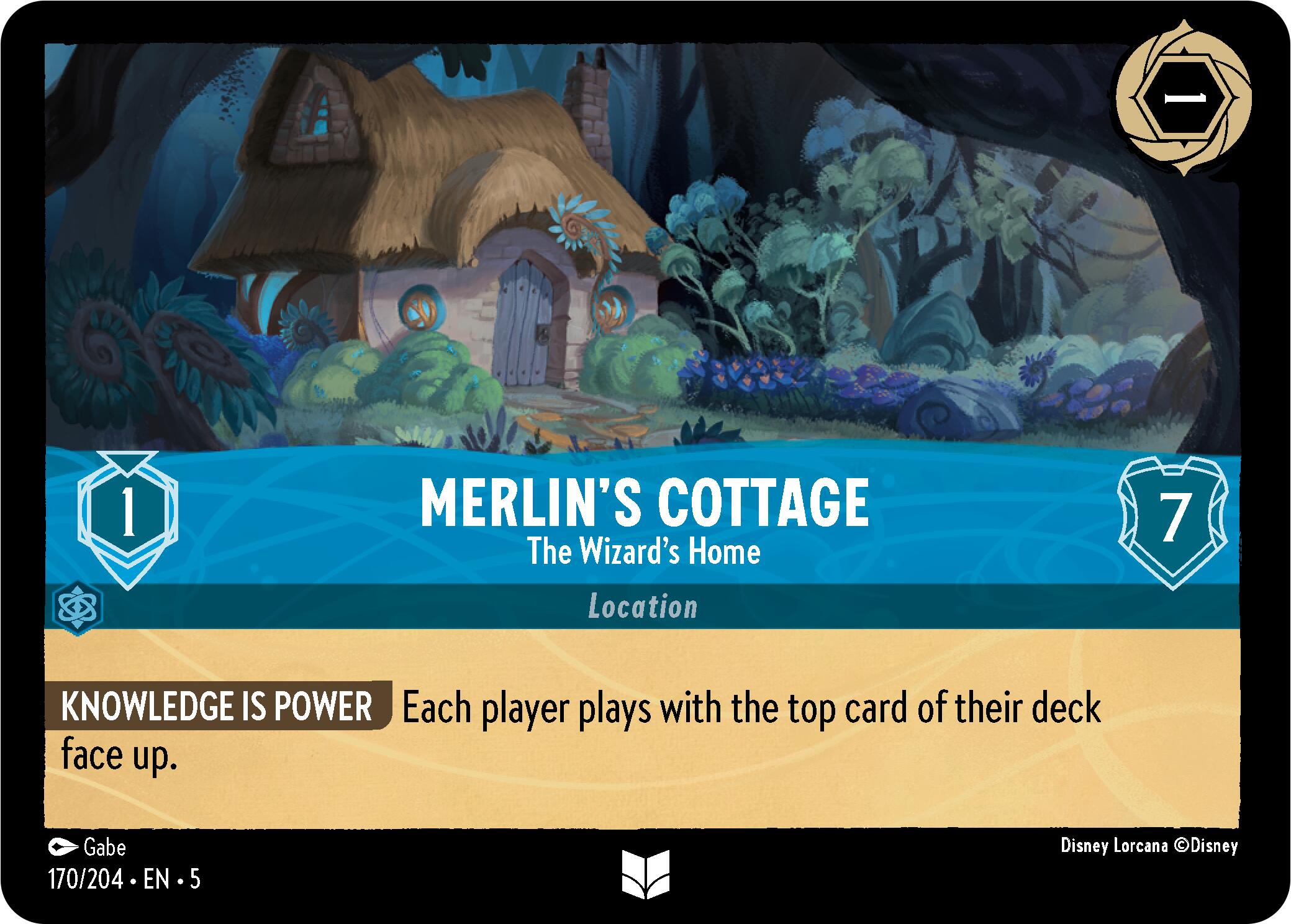 Image of Merlin's Cottage - The Wizard's Home (170/204) [Shimmering Skies]
