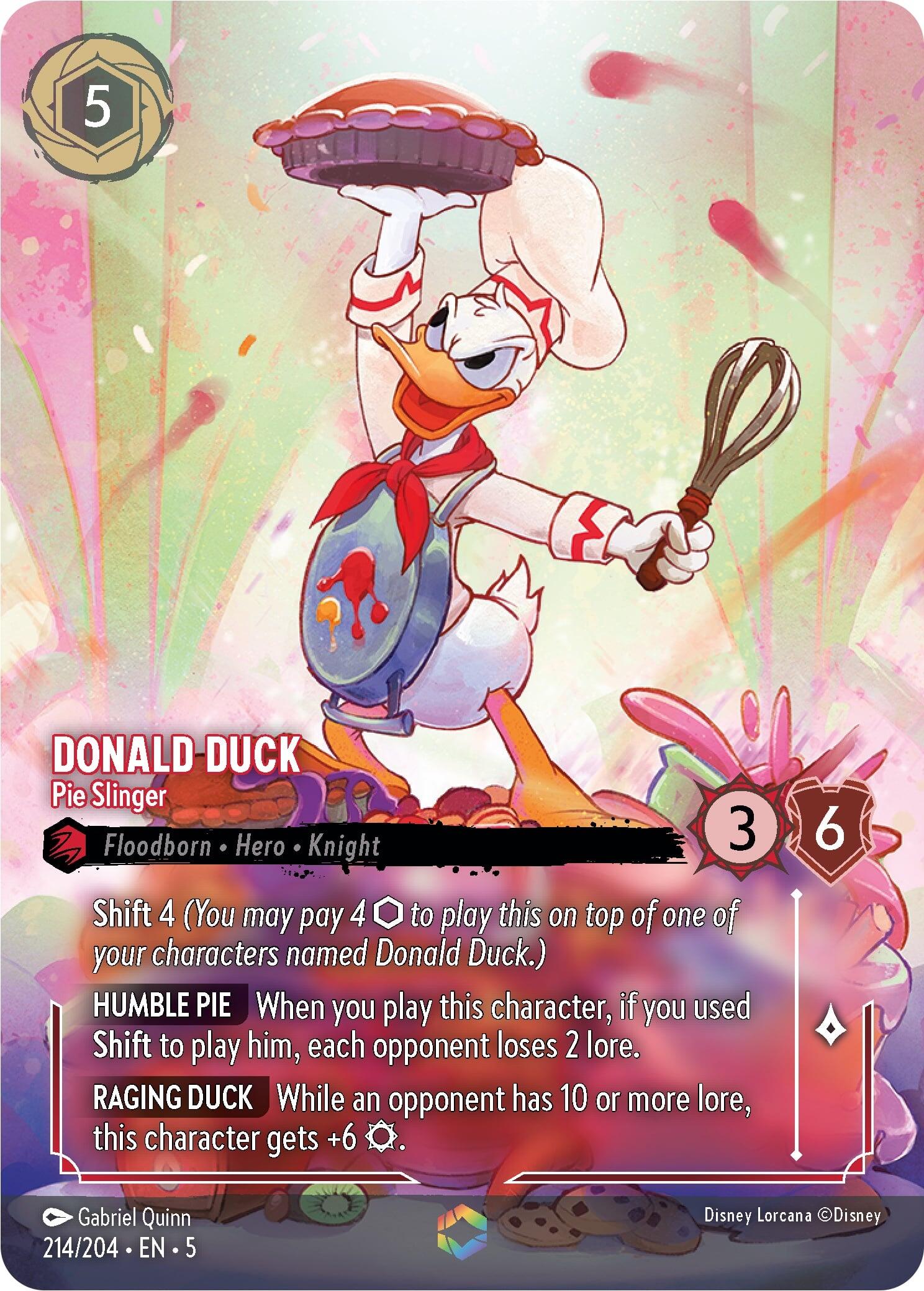 Image of Donald Duck - Pie Slinger (Enchanted) (214/204) [Shimmering Skies]