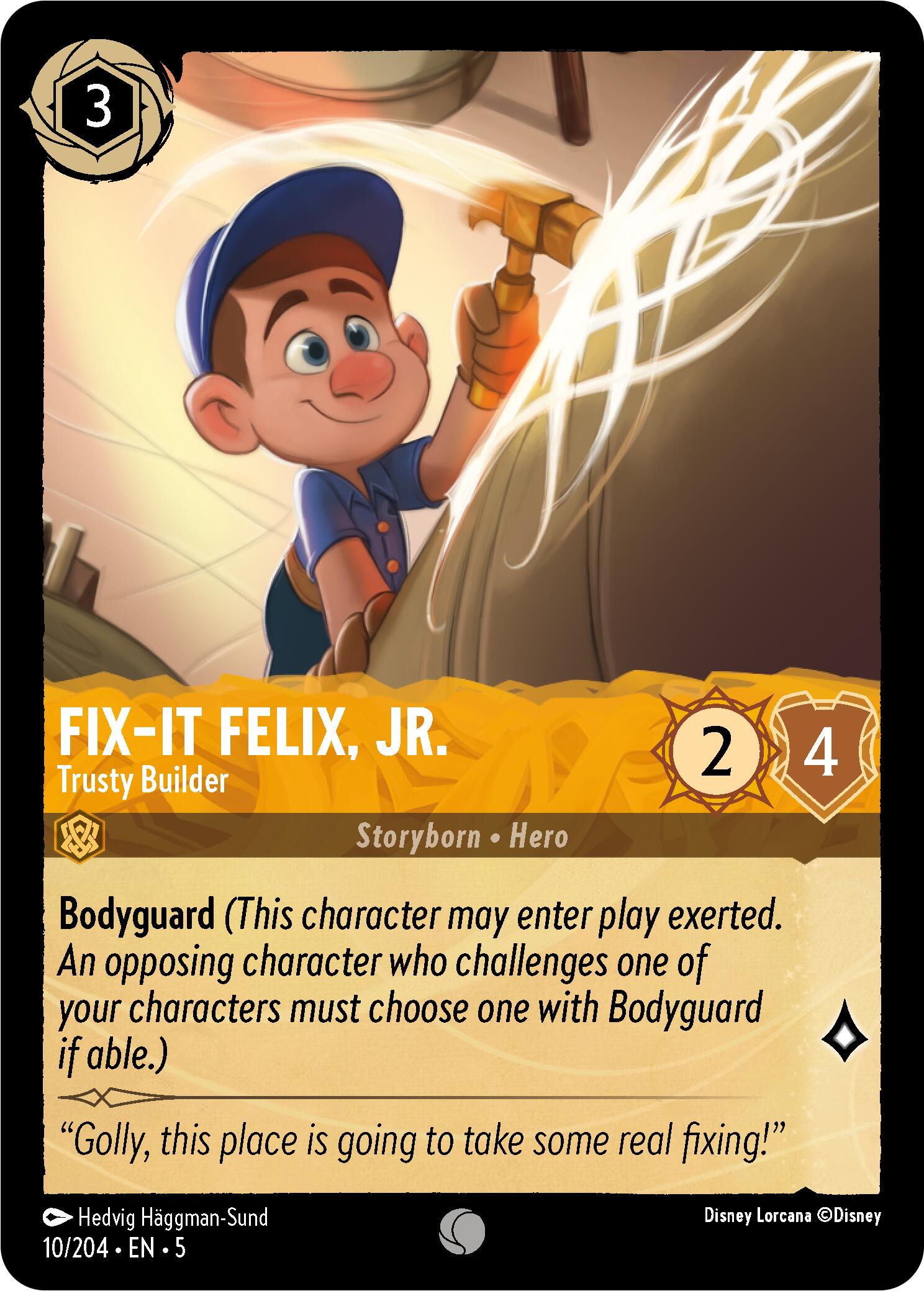 Image of Fix-It Felix, Jr. - Trusty Builder (10/204) [Shimmering Skies]
