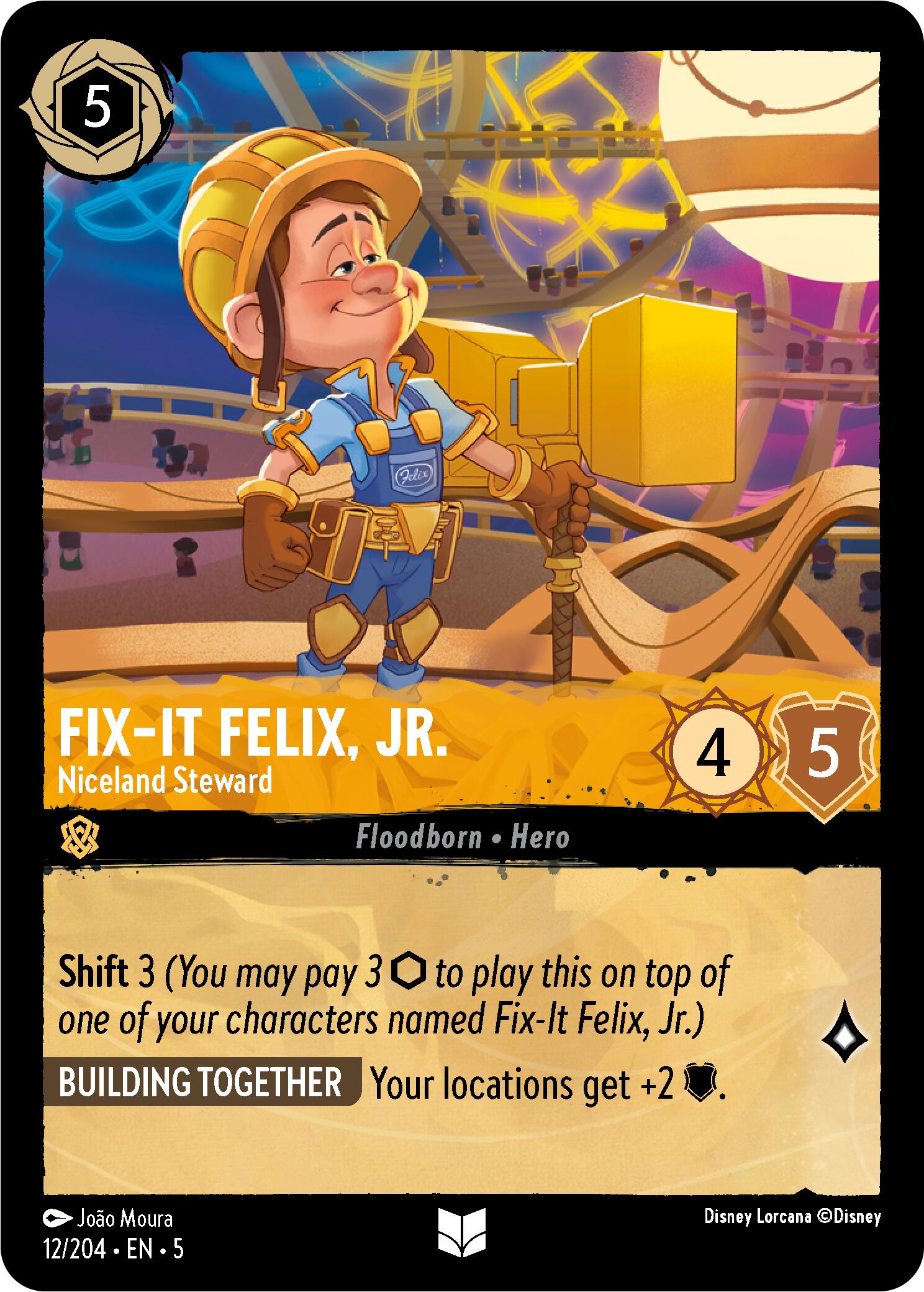 Image of Fix-It Felix, Jr. - Niceland Steward (12/204) [Shimmering Skies]