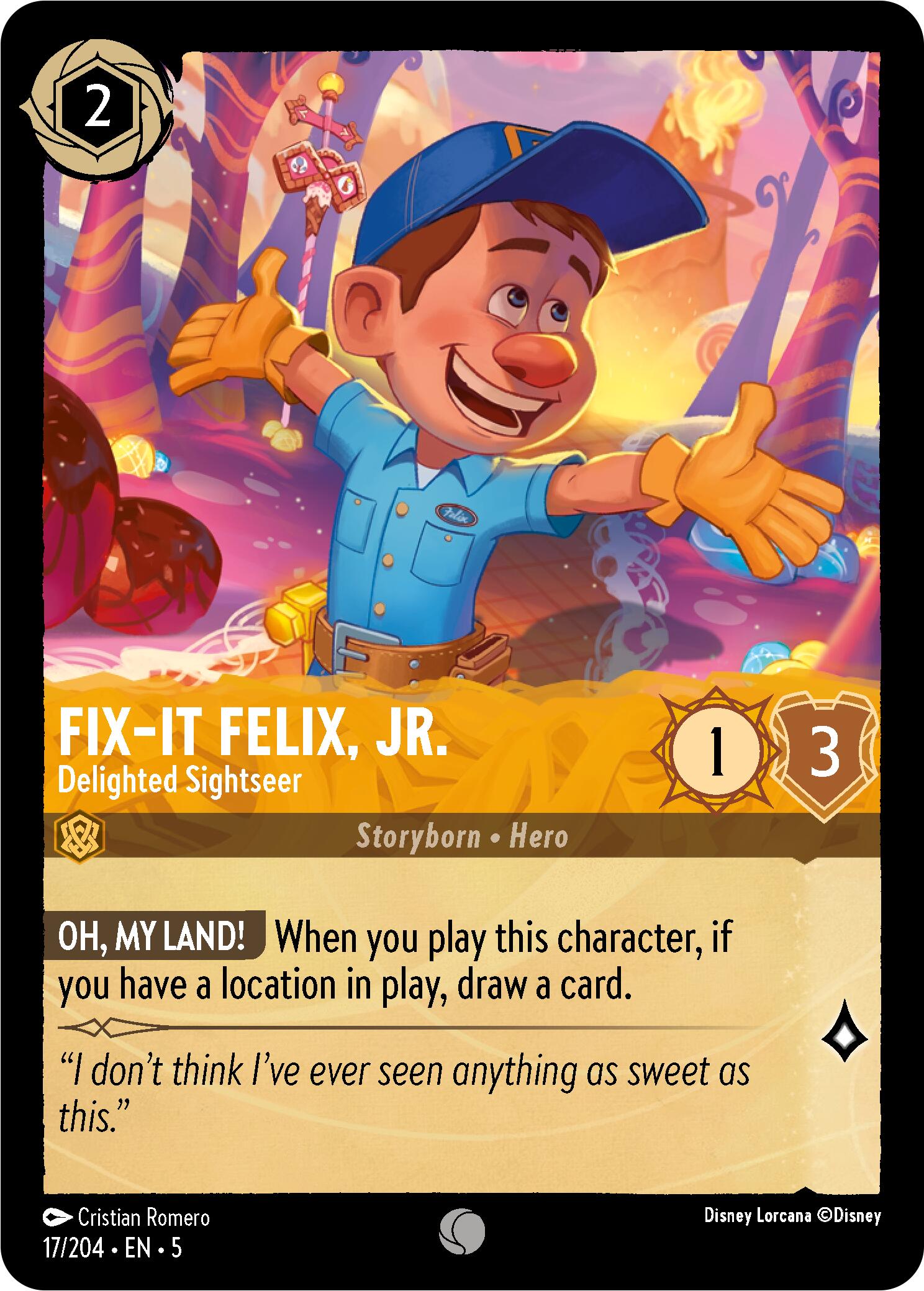 Image of Fix-It Felix, Jr. - Delighted Sightseer (17/204) [Shimmering Skies]