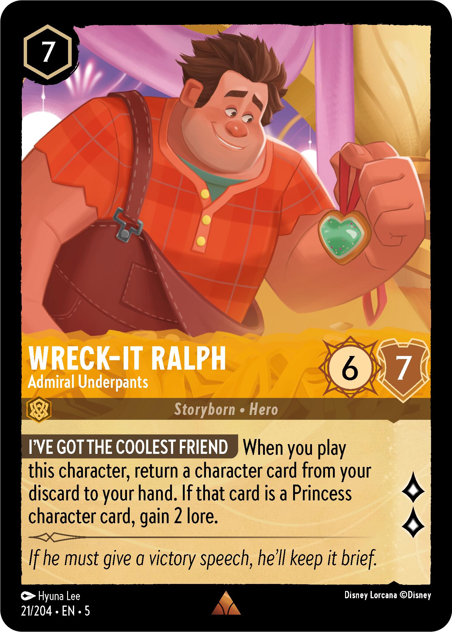 Image of Wreck-It Ralph - Admiral Underpants (21/204) [Shimmering Skies]