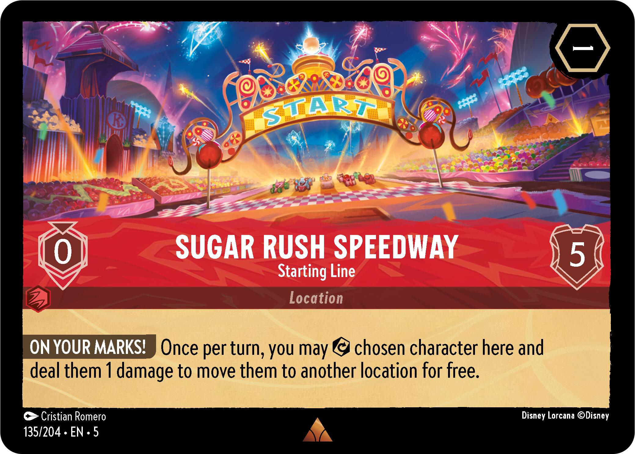 Image of Sugar Rush Speedway - Starting Line (135/204) [Shimmering Skies]