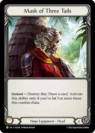 Image of Mask of Three Tails [LGS258] (Promo)  Cold Foil