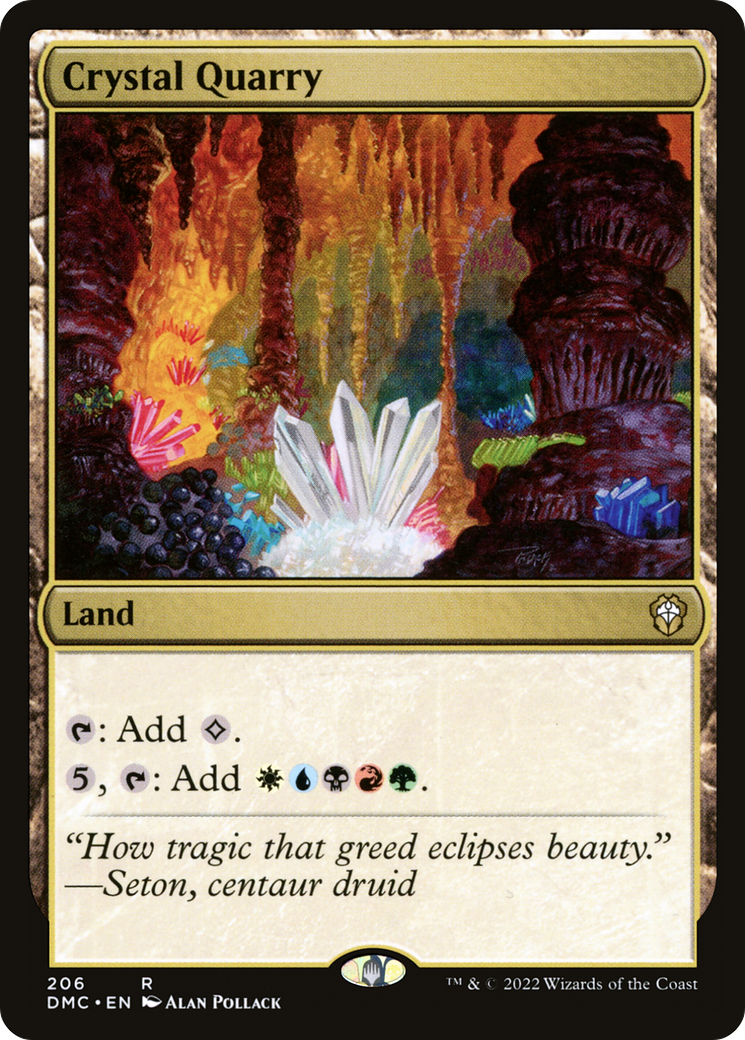 Image of Crystal Quarry [Dominaria United Commander]