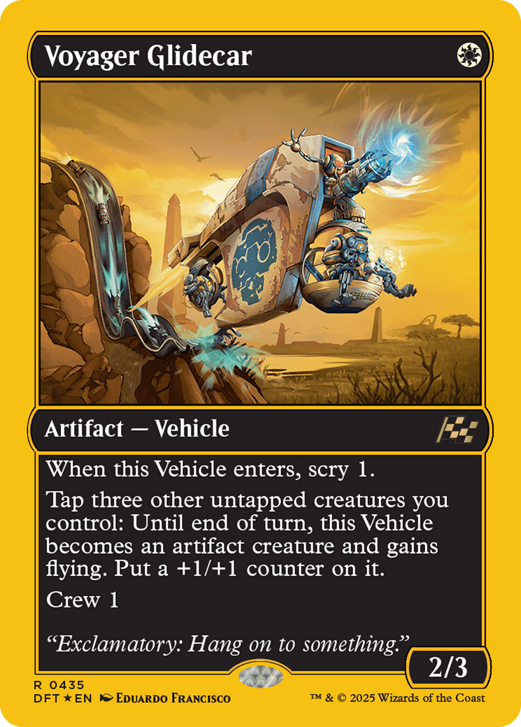 Image of Voyager Glidecar (First-Place Foil) [Aetherdrift]