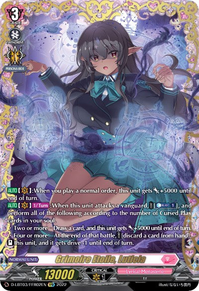Image of Grimoire Etoile, Luticia (D-LBT03/FFR02EN) [Lyrical Monasterio: Summertime Memories!]
