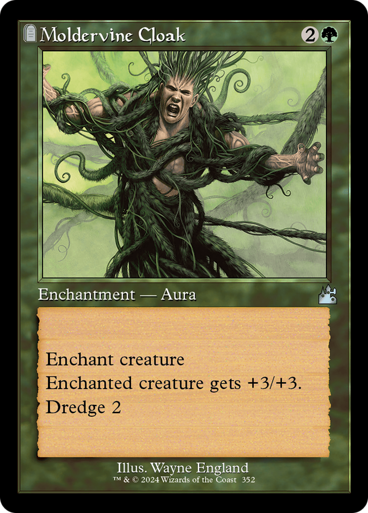 Image of Moldervine Cloak (Retro Frame) [Ravnica Remastered]