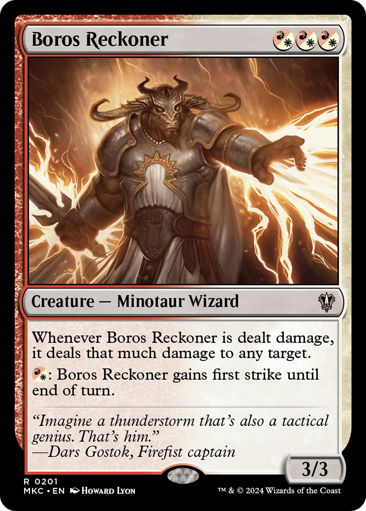 Image of Boros Reckoner [Murders at Karlov Manor Commander]