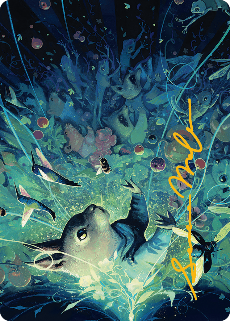 Image of For the Common Good Art Card (22/54) (Gold-Stamped Signature) [Bloomburrow Art Series]