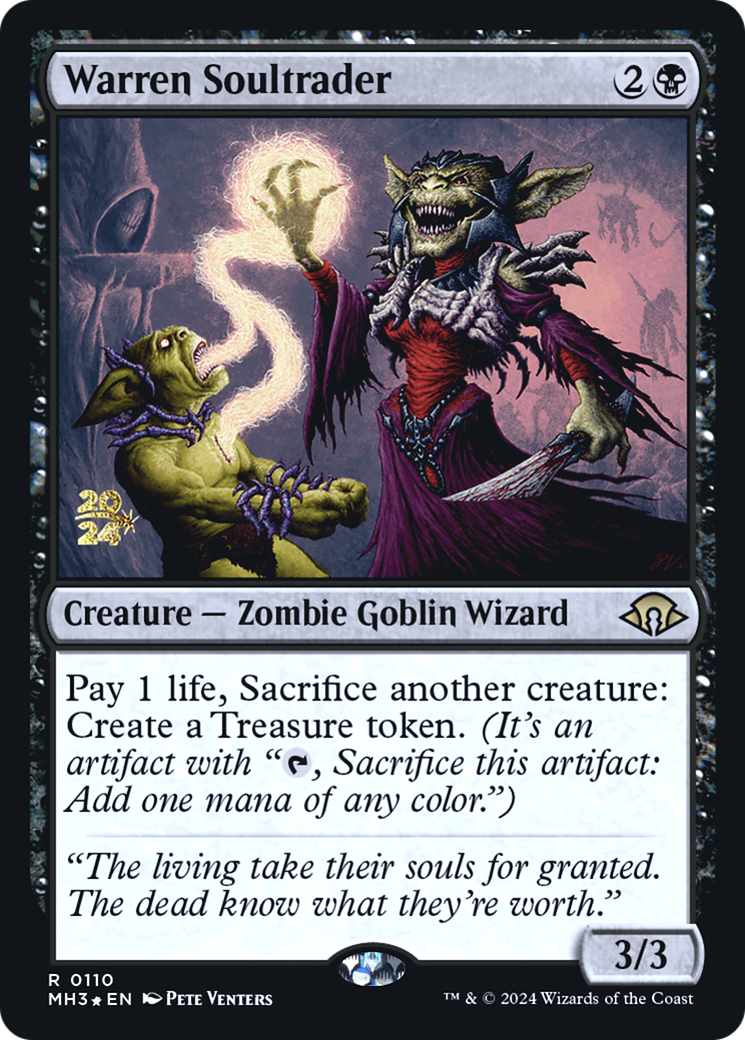 Image of Warren Soultrader [Modern Horizons 3 Prerelease Promos]