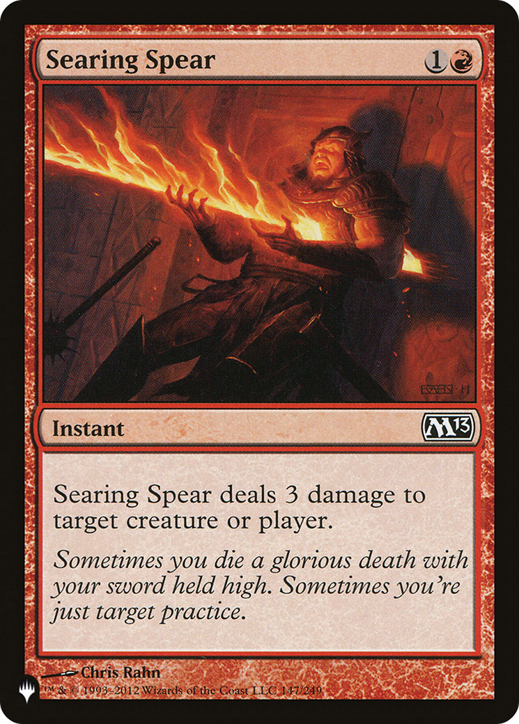 Image of Searing Spear [The List]