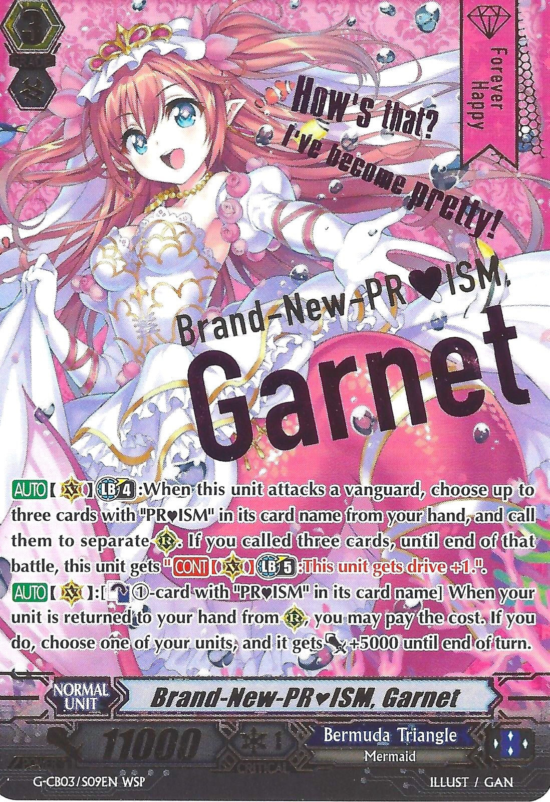 Image of Brand-New-PRISM, Garnet (Wedding) (G-CB03/S09EN) [Blessing of Divas]