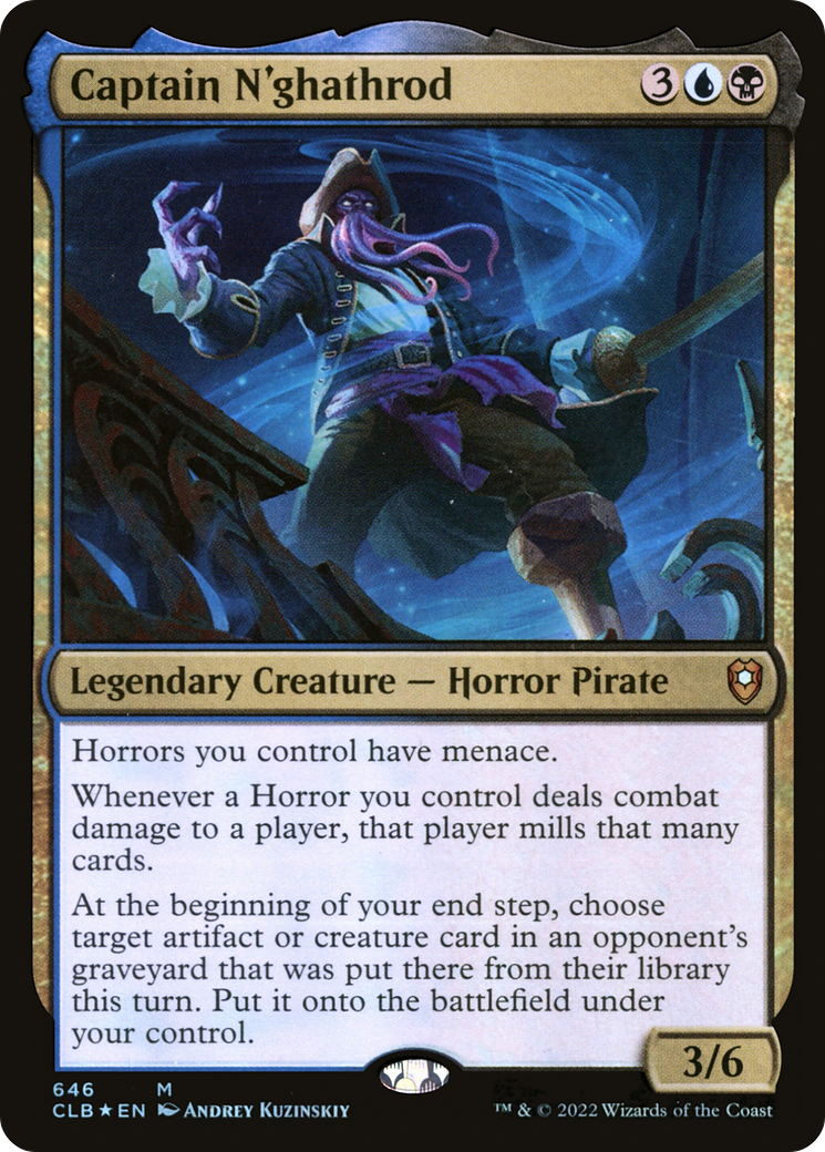 Image of Captain N'ghathrod [Commander Legends: Battle for Baldur's Gate]