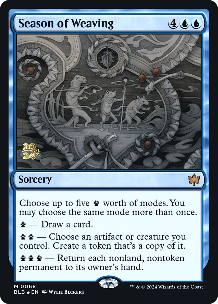 Image of Season of Weaving [Bloomburrow Prerelease Promos]