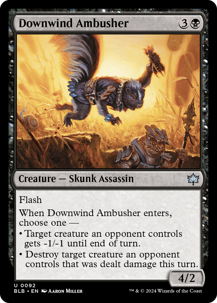 Image of Downwind Ambusher [Bloomburrow]