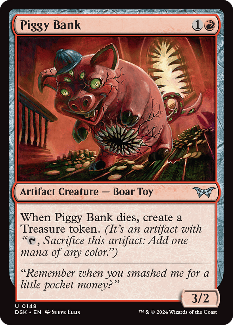 Image of Piggy Bank [Duskmourn: House of Horror]
