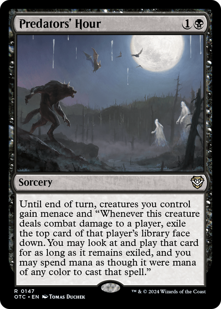Image of Predators' Hour [Outlaws of Thunder Junction Commander]
