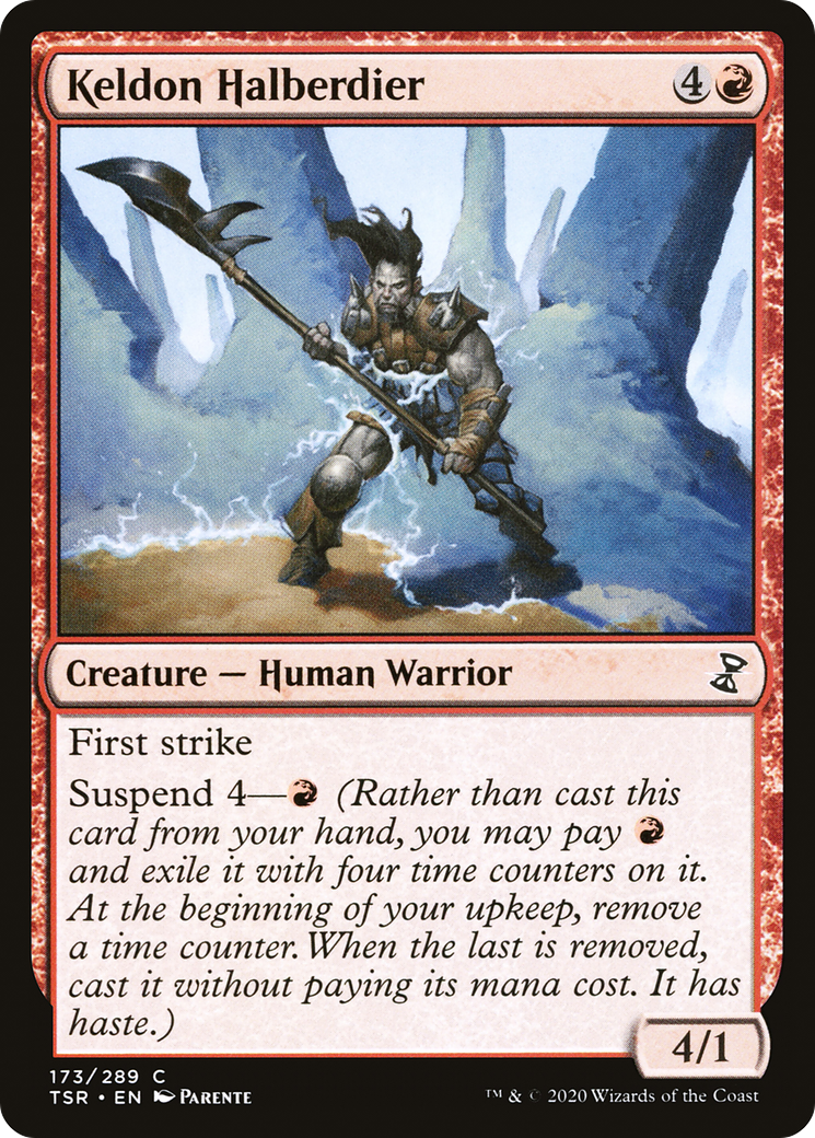 Image of Keldon Halberdier [Time Spiral Remastered]