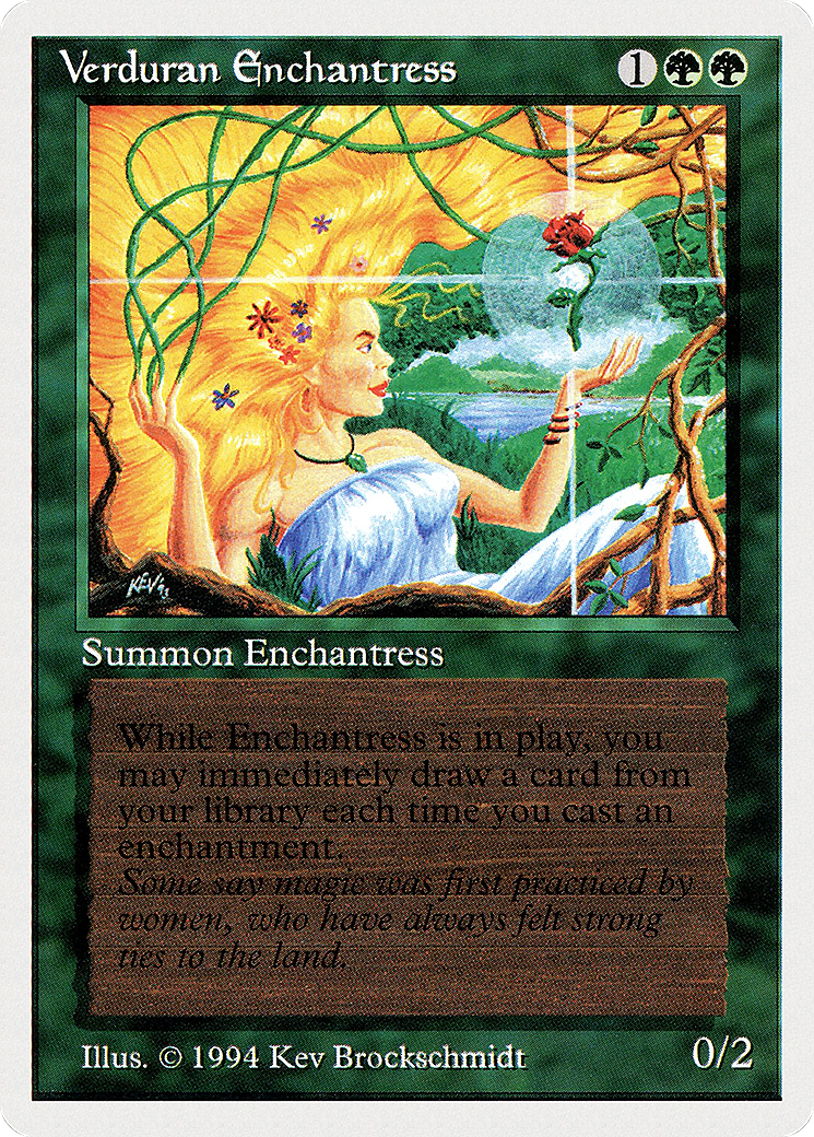 Image of Verduran Enchantress [Summer Magic / Edgar]