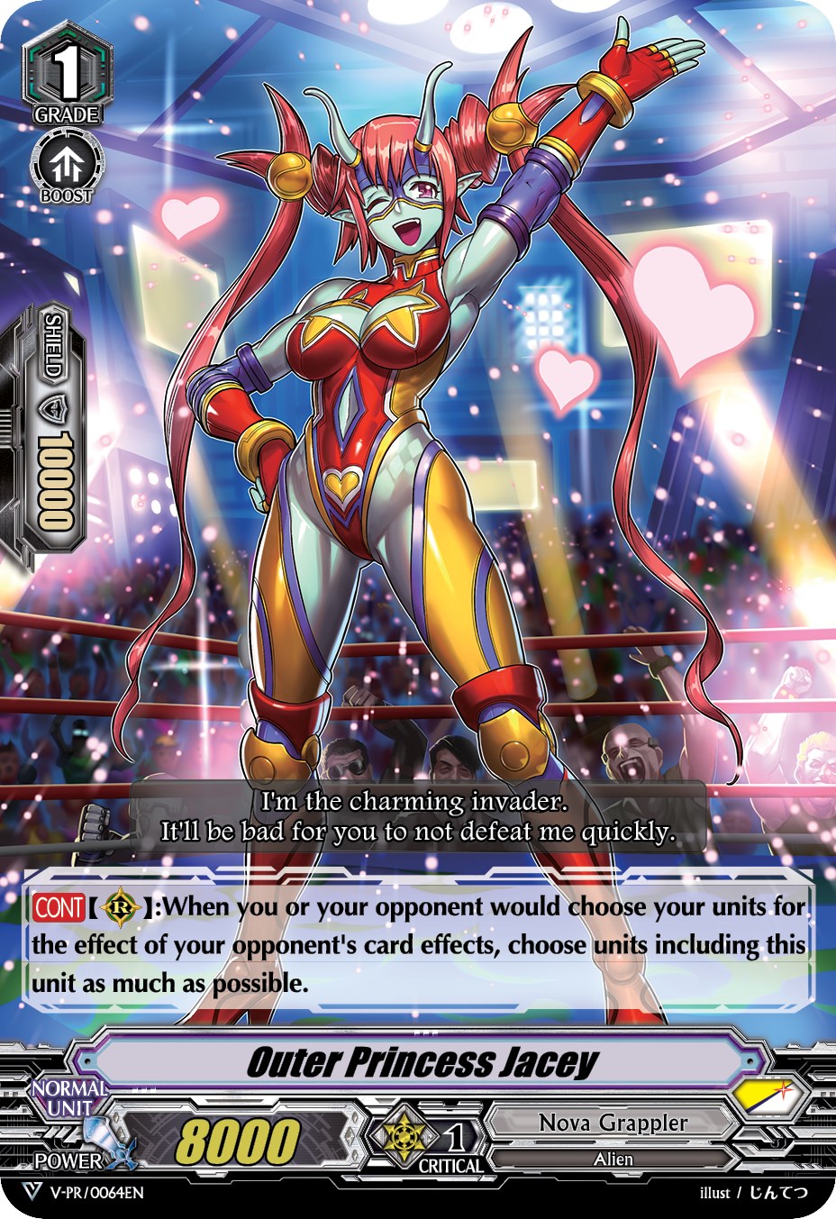 Image of Outer Princess Jacey (V-PR/0064EN) [V Promo Cards]