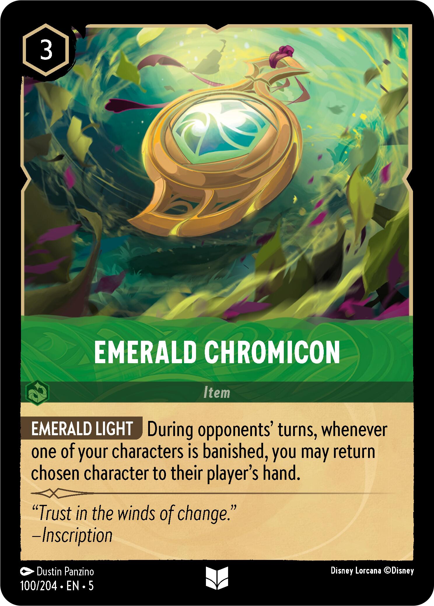 Image of Emerald Chromicon (100/204) [Shimmering Skies]