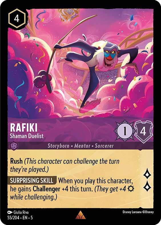 Image of Rafiki - Shaman Duelist (55/204) [Shimmering Skies]