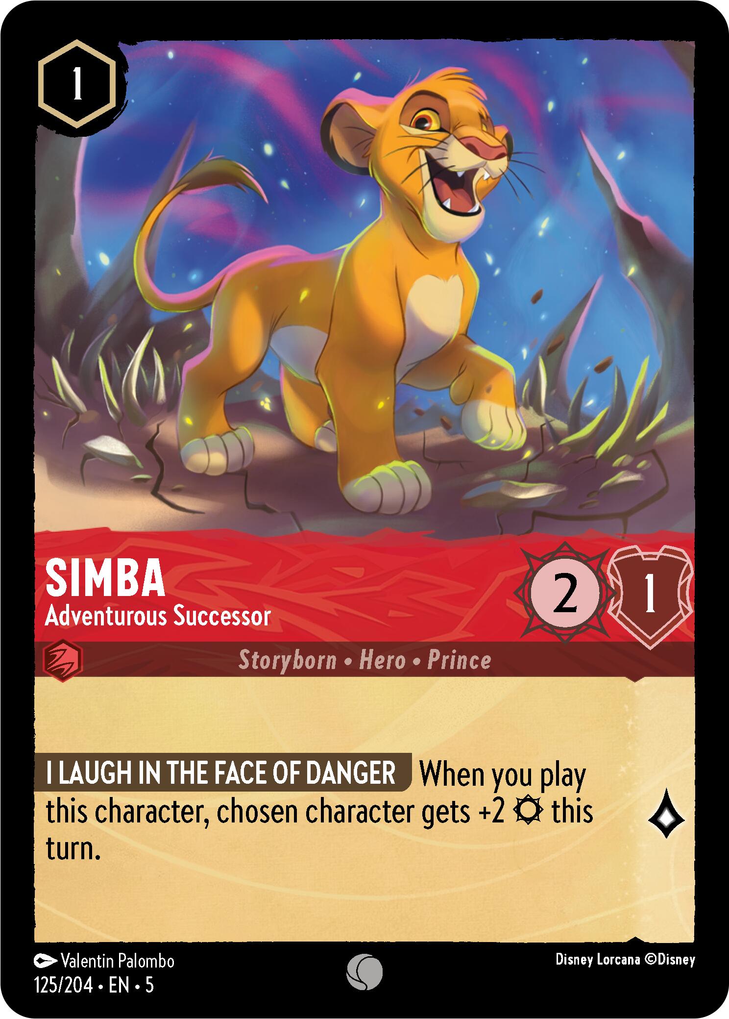 Image of Simba - Adventurous Successor (125/204) [Shimmering Skies]