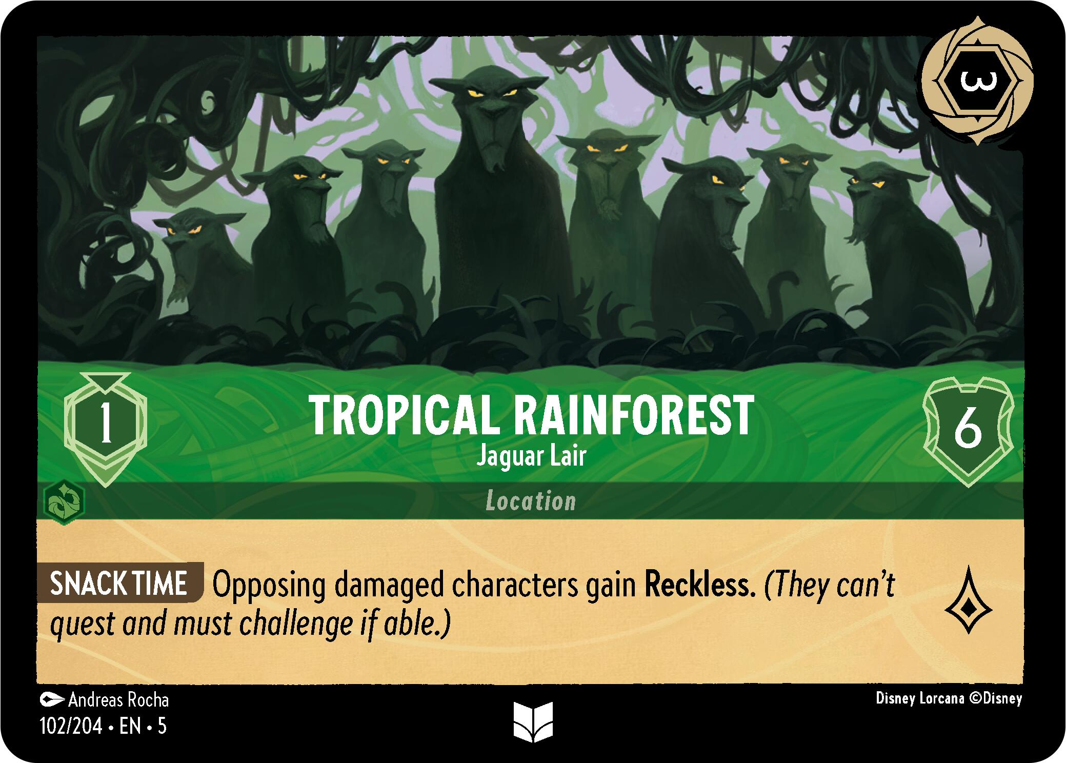 Image of Tropical Rainforest - Jaguar Lair (102/204) [Shimmering Skies]